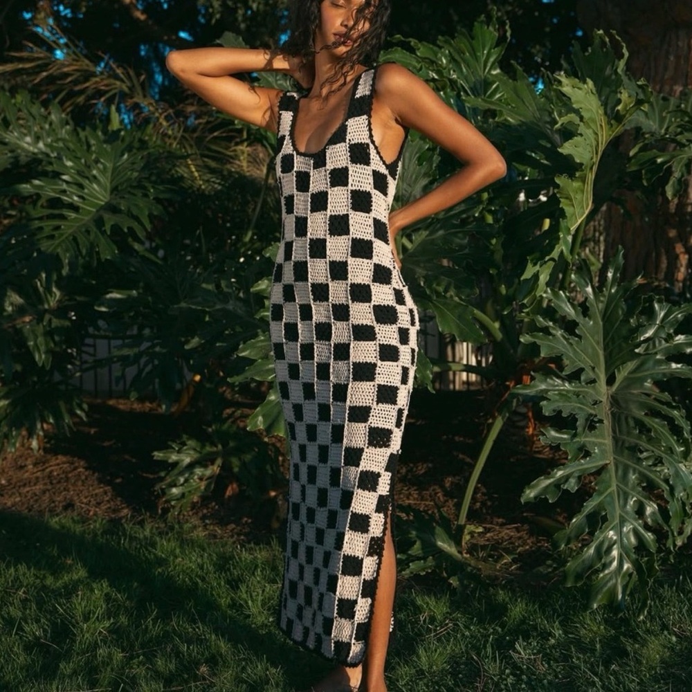 Cleobella Danika Checkered Dress